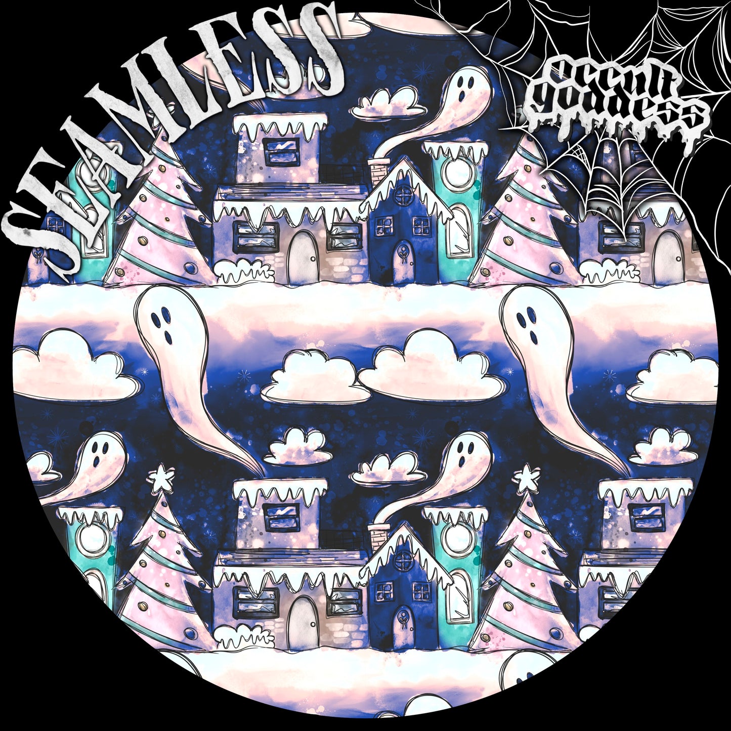 Spooky Winter Watercolor