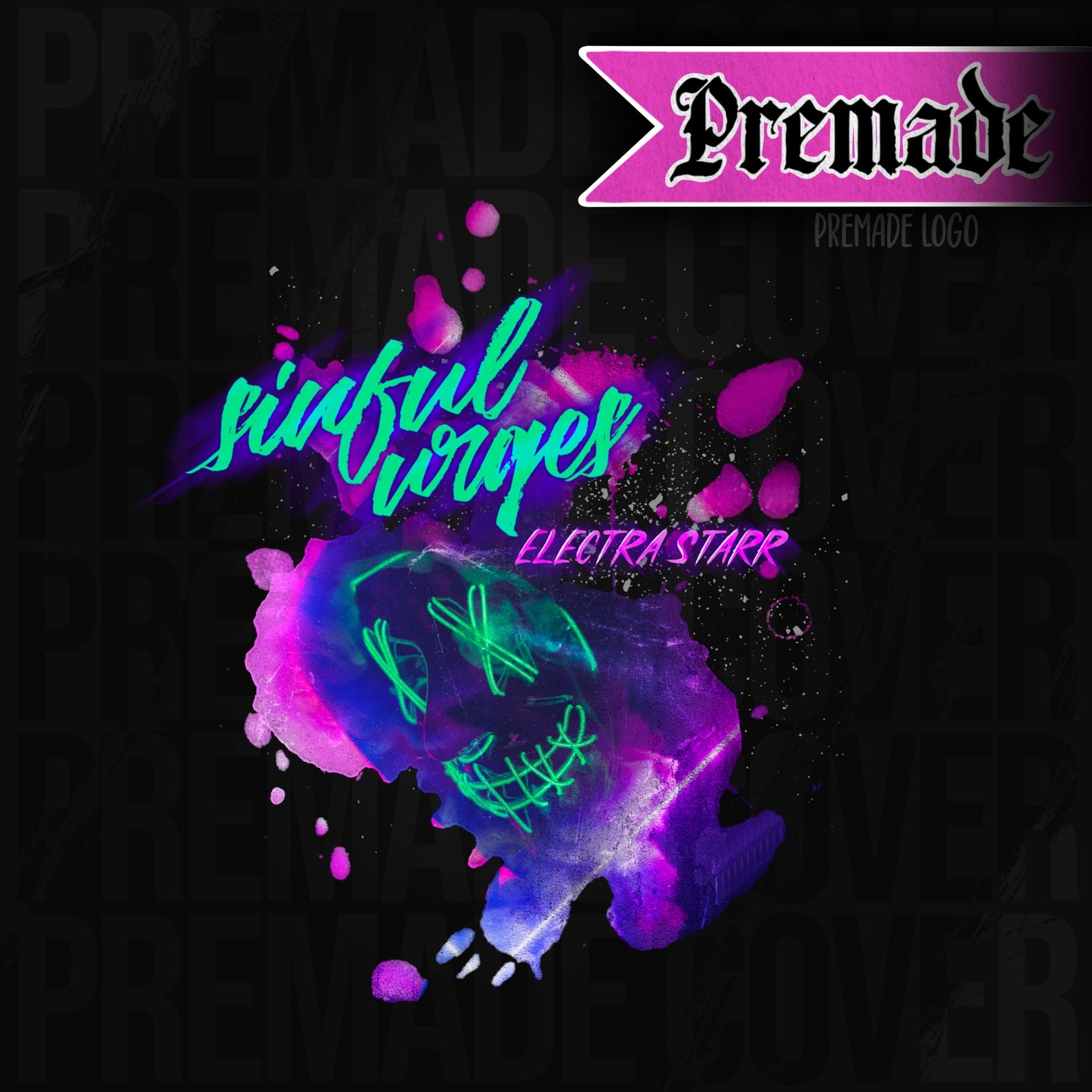 Neon Light Premade Cover
