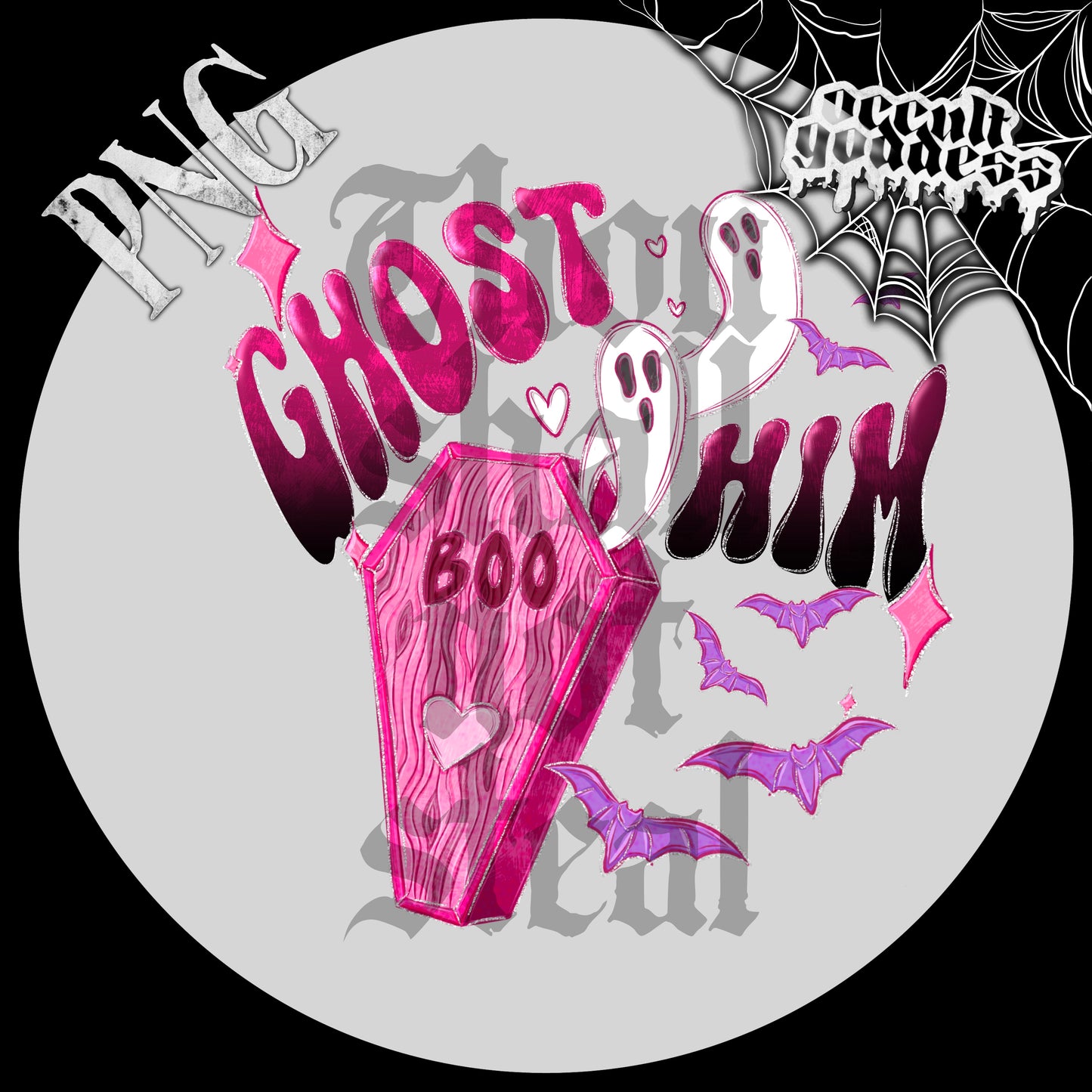 Pink Coffin PNG