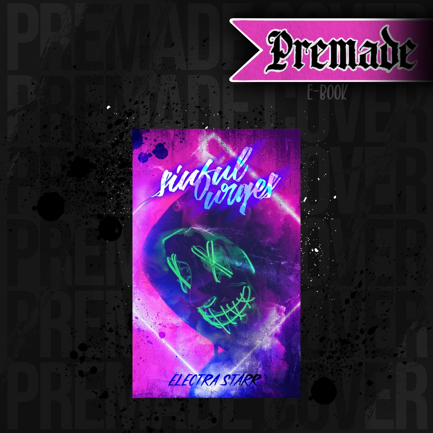 Neon Light Premade Cover