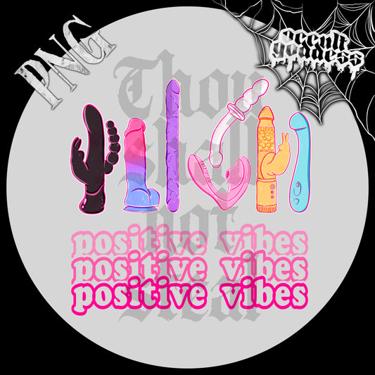 Positive Vibes PNG